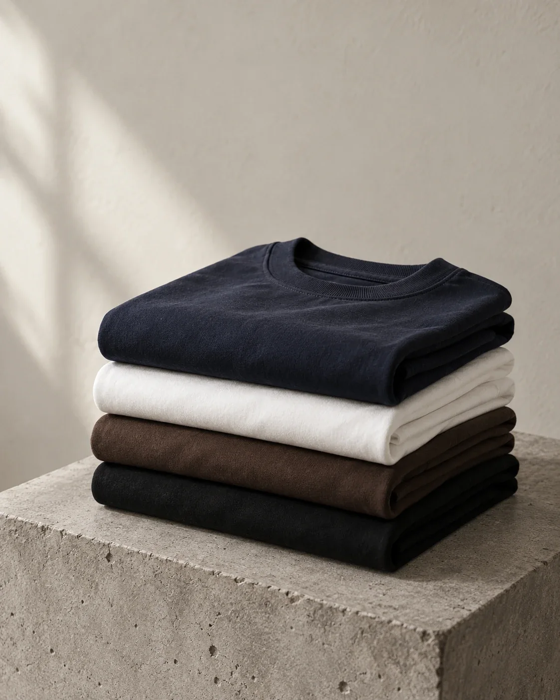 RANBU 03 doblada en negro, espresso, blanco y azul